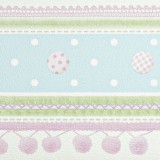 Rasch Szines mintás bordűr