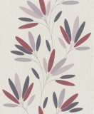Rasch Színes nagy levél mintás tapéta (808742)