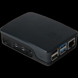 Raspberry PI 4B Számítógépház - Fekete (RB-CASEP4+06B)