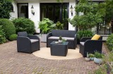 Rattan hatású kerti bútorgarnitúra