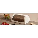 Rattan hatású, krém színű kenyértartó - Ingyenes szállítással