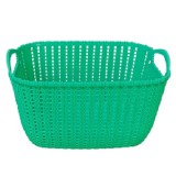 Rattan hatású tárolókosár 19L több színben