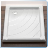 Ravak Aneta EX téglalap alakú, lábakra szerelhető, vagy padlóba süllyeszthető zuhanytálca, 75x90 cm, fehér, akril - RAV-A003701320