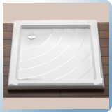 Ravak Angela 80 LA négyzet alakú zuhanytálca, 80x80 cm, fehér, akril - RAV-A014401220