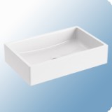 Ravak Formy 01 600 D mosdó, 60x39 cm, beépíthető, fehér öntött műmárvány - RAV-XJL01260000