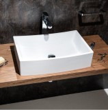 Ravak FORMY 02 600 D mosdó túlfolyó nélkül, fehér