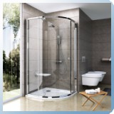 Ravak Pivot PSKK3-100 fekete Transparent zuhanykabin