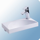 Ravak Rainbow Mini 400 mosdó, 40x22 cm, szabadon álló/beépíthető, fehér, csaplyukkal - RAV-SXJS0000010