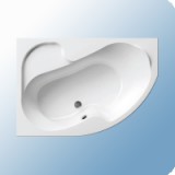 Ravak Rosa I aszimmetrikus akrilkád 140x105cm jobbos hófehér