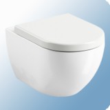 Ravak Uni Chrome WC fali fehér RIM