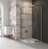 Ravak Zuhanykabin BLCP4-90 krómhatású +Transparent