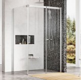 Ravak zuhanykabin, MSDPS-120/90 jobbos szatén+Transparent
