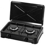 Ravanson K-02TB Kemping gáz főzőlap - Fekete (K-02TB)