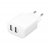 Raven Design hálózati töltő 2X USB-A csatlakozóval, 1.4A 7W