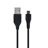 Raven Design USB-A - micro USB fekete adatkábel 1.2m, 2.4A