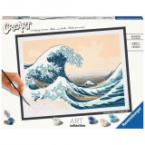 Ravensburger CreArt ART Collection - The Great Wave Hokusai 40 x 30 cm festő készlet (23690)