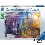 Ravensburger Puzzle 1500 db - New York télen-nyáron