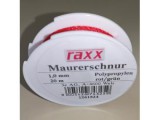 raxx kőműves zsínór 1,0x20m piros 2400800144 polipropilén