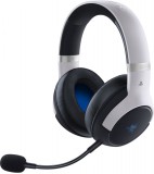 Razer Kaira Pro Hyperspeed, PlayStation 5, RF (2,4 Ghz) & Bluetooth, Gaming, Fekete-Fehér, Vezeték nélküli headset
