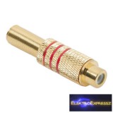 RCA alj. lengő aranyozott piros