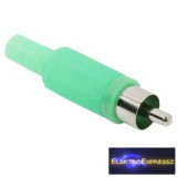 RCA dugó Műanyag kivitel törésgátlóval zöld