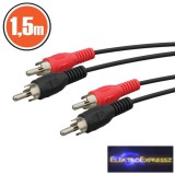 RCA kábel 2 x RCA dugó - 2 x RCA dugó 1,5 m