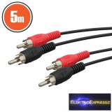 RCA kábel 2 x RCA dugó - 2 x RCA dugó 5,0 m