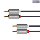 RCA kábel 2 x RCA dugó - 2 x RCA dugó 5 m BASIC K & M