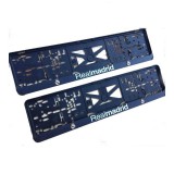Real Madrid rendszámtábla tartó (2 db) - 3D logózott Real termék