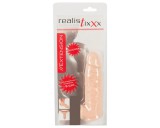 Realistixxx - heregyűrűs péniszköpeny - 16cm (natúr)