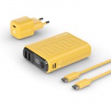 RealPower PB-10000 Power Bank 10000mAh Sárga (390659)