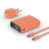 Realpower PB-10000 Set 10000mAh PowerBank Orange 390660