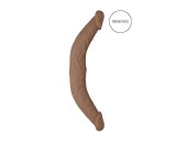 RealRock Double Dong 14 - dupla dildó (36cm) - sötét natúr