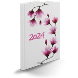 Realsystem 2024-es Picture B5 heti beosztású határidőnapló magnólia (5611-62) (5611-62)