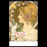 Realsystem 2026 Alphonse Mucha 6094-AM falinaptár