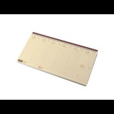 Realsystem 320 x 155mm 2023 Sárga papíros asztali naptár - Bordó (7932-19)