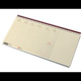 Realsystem Blokktömbös 320 x 155mm 2023 Asztali naptár - Bordó (7942-19)
