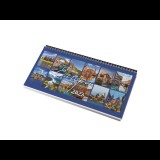 Realsystem Európa 320x155mm 2023 Asztali naptár - Fekete (7961-01)