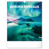 REALSYSTEM Falinaptár képes 300x340mm Aurora Borealis 2026. (6087-AB) (6087-AB)