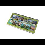 Realsystem Sziget 320x155mm 2023 Asztali naptár - Kék (7971-04)