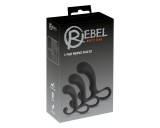 Rebel - 3 részes prosztata dildó szett (fekete)