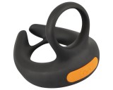 Rebel - rezgő péniszgyűrű és here vibrátor (fekete)