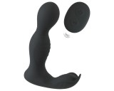 Rebel - távirányítós 2in1 prosztata vibrátor (fekete)