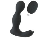 Rebel - távirányítós 2in1 prosztata vibrátor (fekete)