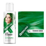 REBELLIOUS Semi Permanent Hair Dye fizikai szinező Voodoo Green 100ml