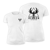 Reborn in the gym női póló (fehér)