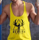 Reborn in the gym - Stringer sárga trikó