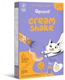 RECORD CREAM SHAKE Nedves Jutalomfalat Macskáknak Kacsás 7 x 12 g