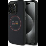 Red Bull RBHMP14L24PUILVR Leather Red Ring Magsafe-Kompatibilis Tok iPhone 14 Pro - Sötétkék (RBHMP14L24PUILVR)