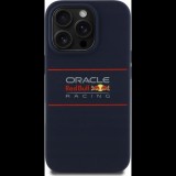 Red Bull RBHMP14L24SIHSRV Silicone Horizontal Logo Magsafe-Kompatibilis Tok iPhone 14 Pro - Sötétkék (RBHMP14L24SIHSRV)
